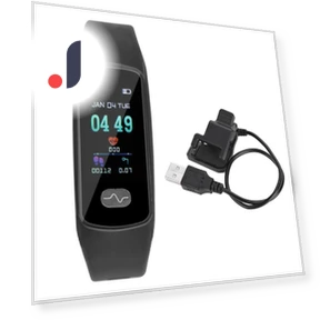 Smart Fitness Band with ECG & PPG Heart Rate Monitoring — Wearable Accessories, OutsideWorld