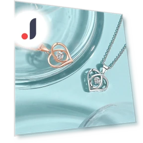 Smart Heart Pendant Necklace — Smart Jewelry, Original jewelry design