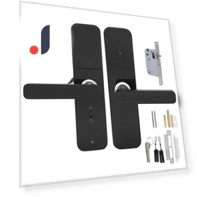 Smart Lock WiFi Handle with Fingerprint, Password, App, Key Card Unlock — Smart Home Security, GoolRC