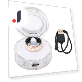 Smart Ring with Charging Case — Wearable Accessories, TOMTOP JMS