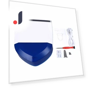Solar Powered Outdoor Siren Alarm — Safety Alarms & Signals, GoolRC