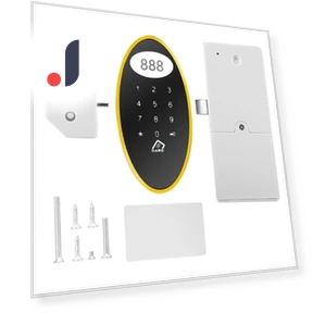Touchless Password RFID Card Key Metal Digital Electronic Lock — Locks, GoolRC