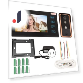Video Door Phone with 7-inch TFT Touch Screen — Smart Home Security, OutsideWorld