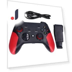 Wireless Bluetooth Game Controller with Adjustable Phone Holder — Gaming Controllers, DIYelecs