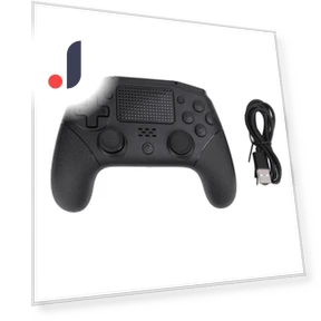 Wireless Controller with Programmable Back Button and Dual Vibration Function — Gaming Controllers, DIYelecs