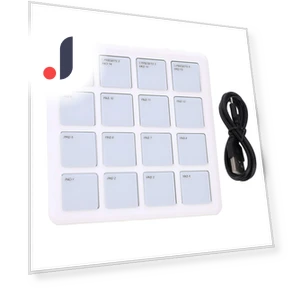 Wireless MIDI Controller with RGB Backlight — MIDI Control Devices, DIYelecs