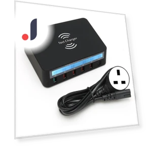 Wireless MultiPort USB Fast Charging TypeC Hub with Smart Display — Power Hubs, Honor Electronics