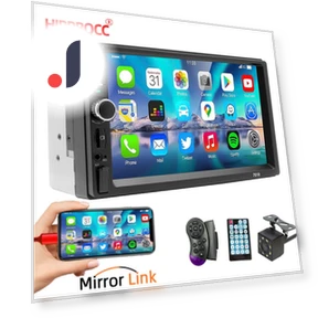 2 Din Car Radio with HD 7 Touch Screen — Car Installation Essentials, AutoSphere