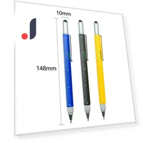 6-in-1 Multifunctional Tool Pen — Multifunction Pens, Reliable tool