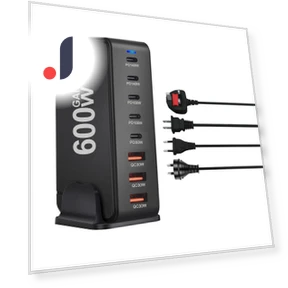 8-Port Charger Station — Chargers, JadeBamboo