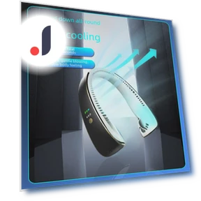 AI Neck Fan with Voice Control — Portable Cooling Solutions, Luna Living