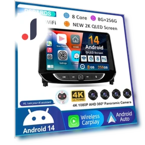 Android 14 Carplay Auto 4G+WIFI Car Radio — Stereo Receivers, AutoSphere