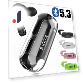Bluetooth Earbuds with LED Display — Bluetooth Headsets, Uav parts center
