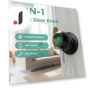 Fingerprint Scanner Smart Door Lock — Smart Home Security, DC-HOME-4