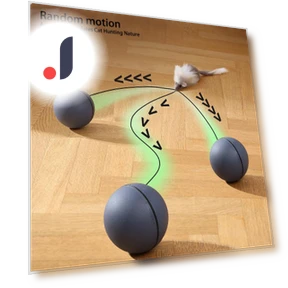 Interactive Smart Ball for Cats — Cat Playthings, Family Circle