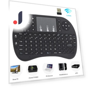 Mini Wireless Keyboard with Air Mouse Remote Touchpad — Keyboards, Jumaocun-Fashions