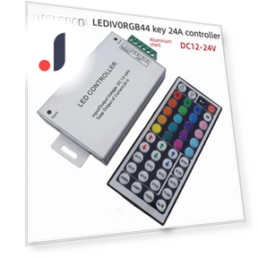RGB LED Strip Controller and Dimmer with 44-Key Remote — Remote Controls, Polaris star