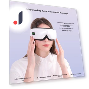 Smart Bluetooth Eye Massager with Air Pressure and Heat — Rollers & Pens, Polaris star
