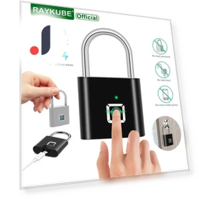 Smart Lock with Fingerprint — Biometric Security, RAYKUBE