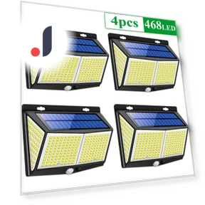 Solar LED Lamp Outdoor Solar Light with Motion Sensor — Outdoor Security & Flood Lighting, AutoSphere