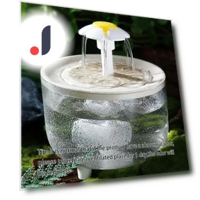 Transparent Pet Drinking Fountain — Fountains, Pet daily necessities