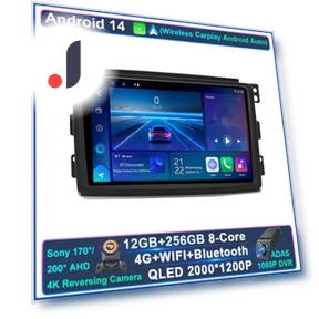 Wireless CarPlay Android Auto Radio — Stereo Receivers, AutoSphere