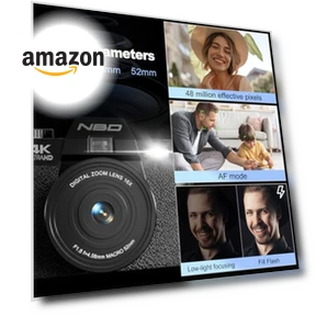 4K Vlogging Camera with Flip Screen — Compact Digital Cameras, NBD