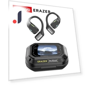 Bluetooth Wireless Earbuds with LED Touch Screen — In-Ear Headphones, Lenovo