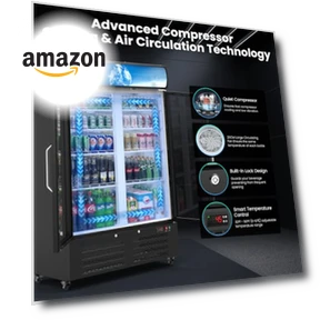 Commercial Refrigerator with Glass Door — Mini Fridges, Mojgar