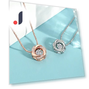 Dancing Petals Pendant Necklace — Smart Jewelry, Wipon