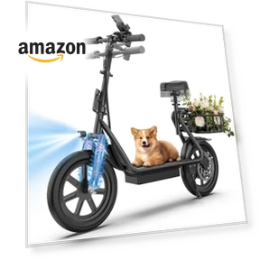 Electric Scooter with Seat — Electric Self-Balancing Scooters, WERHY