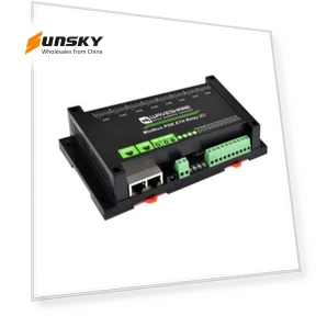 Industrial Dual Ethernet Ports 8-ch Relay Module — IO Modules, Waveshare