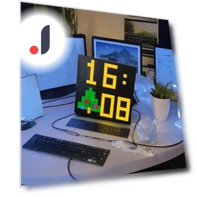 Large Digital Wall Clock — Clocks, Daily necessities-V