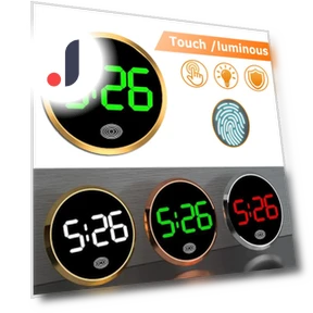 LED Touchscreen Car Clock — Clock, Dream Garage