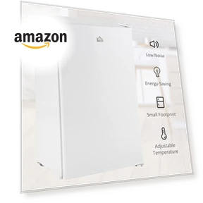 Mini Fridge with Freezer — Mini Fridges, HOMCOM