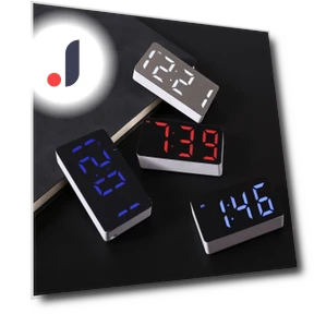 Mini LED Electronic Mirror Clock — Alarms & Clocks, Daily necessities-V