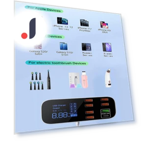 Portable Smart 8 Ports USB Car Charger — Chargers, Uav parts center