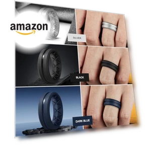 Silicone Ring Multipack — Men's Rings, Egnaro