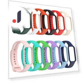 Silicone Strap — Fitness Bands, Xiaomi