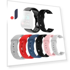 Silicone Waterproof Replacement Strap — Smartwatch Straps, IW-PJ1