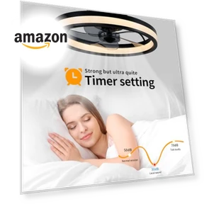 Smart Bladeless Ceiling Fan With Light — Ceiling Fan Wall Controls, YeetFerret