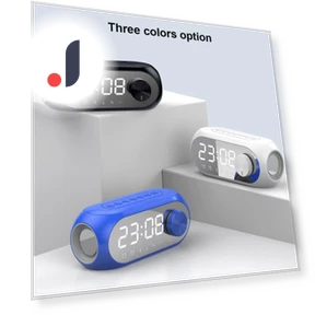 Smart LED Alarm Clock with FM Radio and Bluetooth Speaker — Clock Radios, Daily necessities-V