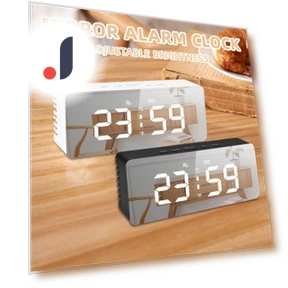 Smart LED Bedside Alarm Clock — Alarms & Clocks, Daily necessities-V