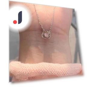 Smart Women's Necklace with 1 Carat Moissanite Simulation — Smart Jewelry, Wipon