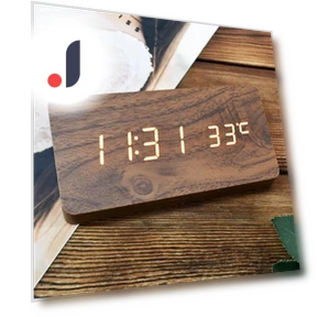 Square LED Smart Alarm Clock — Clocks, Daily necessities-V
