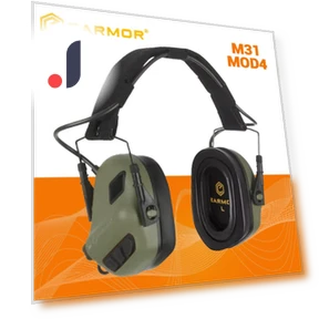 Tactical Electronic Shooting Headphones — Earmuffs, EARMOR