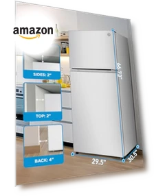 Top Mount Refrigerator with Ice Maker — Cooling Solutions, Commercial Cool