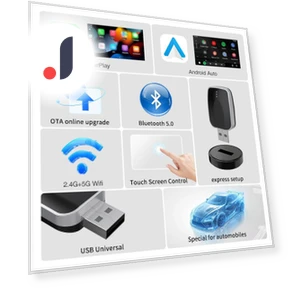 Wireless Carplay Android Auto Adapter — Car Accessories & Gadgets, Treasure Hom