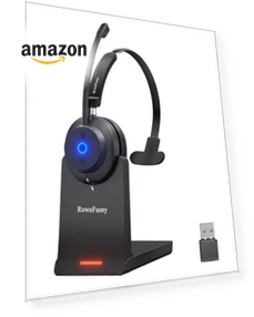Wireless Headset with Mic — Headsets, Rownfusny