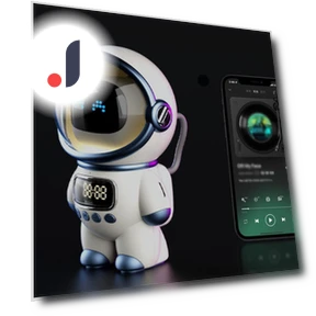 Wireless Stereo Alarm Clock — Alarm, Daily necessities-V